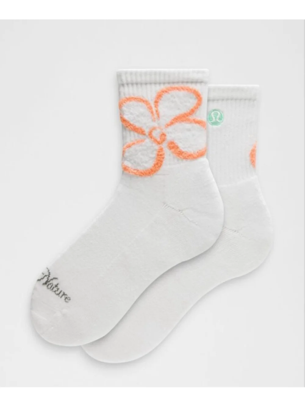 Lululemon Unisex Daily Essential Socks, Quarter Length, Size XL